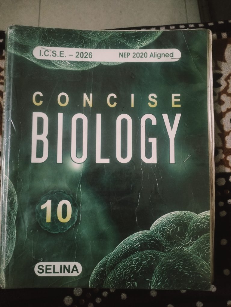 Class 10th ICSE Selina concise biology