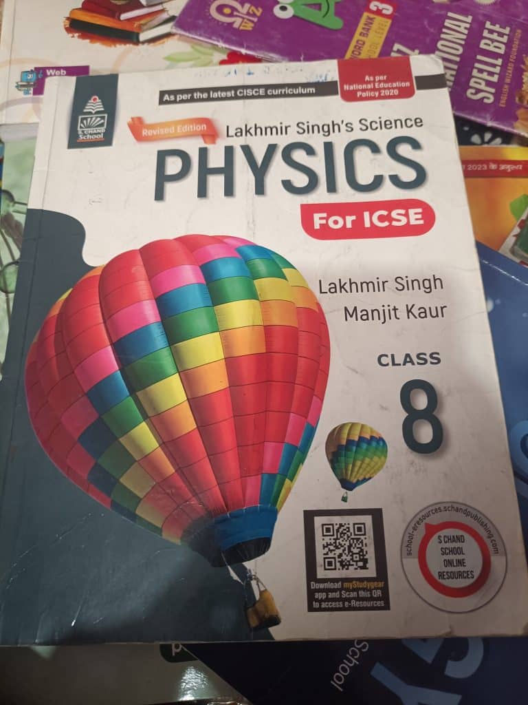 Lakshmi Singh Science Physics for ICSE Class 8
