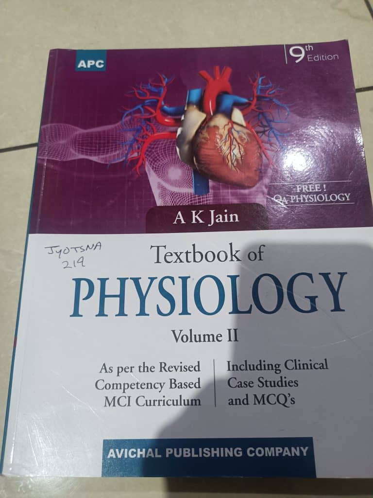 Textbook of physiology volume 2