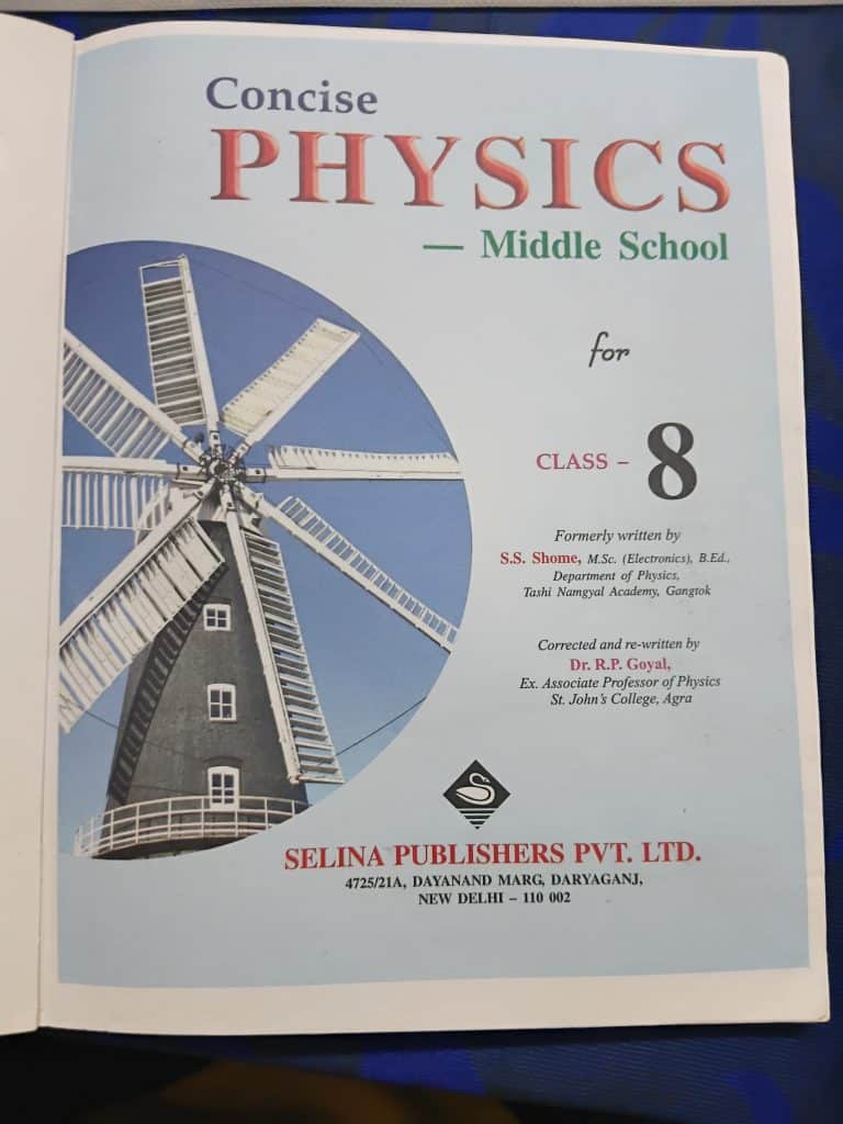 ICSE Concise Physics for Class 8 photo 2