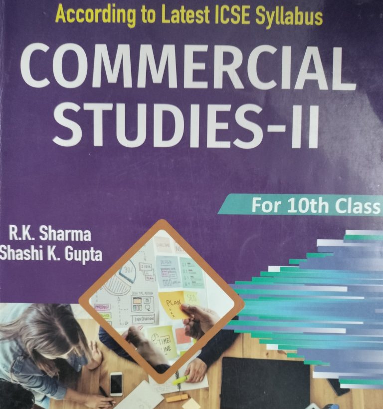 ICSE Commercial Studies for Class 10
