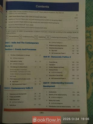 Oswal Question Bank Class 10th Social Science
