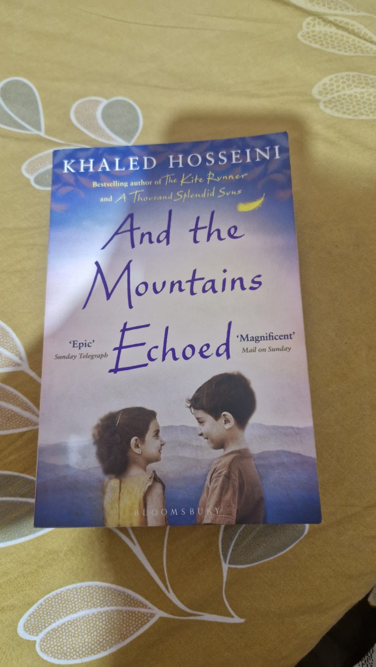 And the mountains echoed
