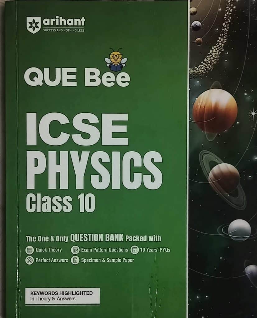 Arihant ICSE Physics Class 10