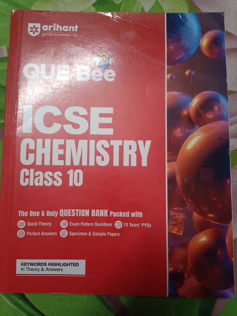 Arihant Class 10 ICSE Chemistry Que Bee