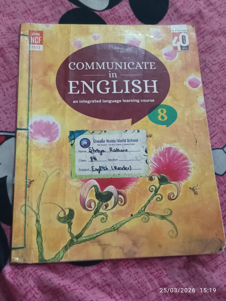 Communication in English class 8