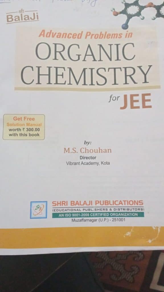 Advanced Problems in Organic Chemestry for JEE photo 2