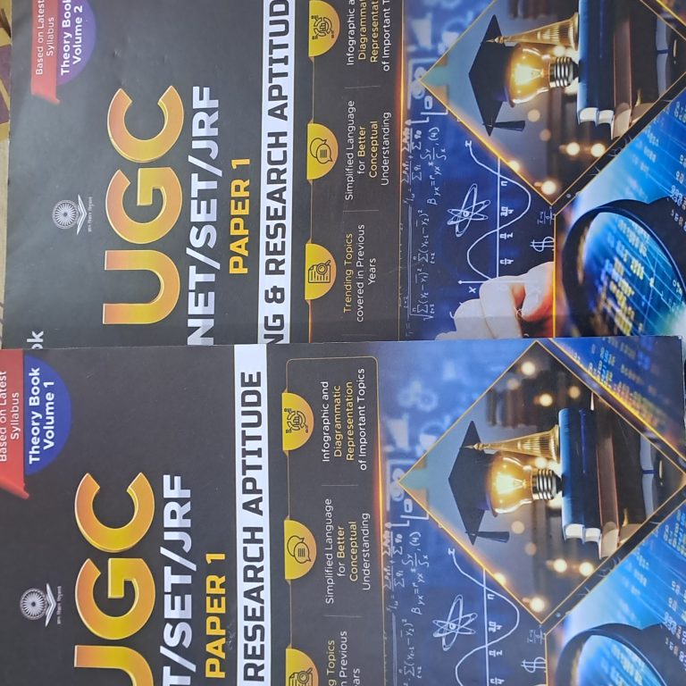 Ugc net/set/jrf bookset Paper 1