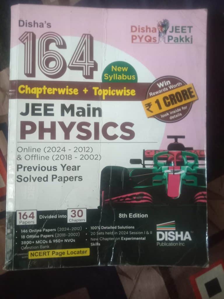 Disha’s 164 jee main physics