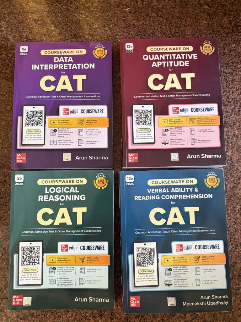 CAT Arun Sharma – 2025-26 – QA + Verbal + DI + LR