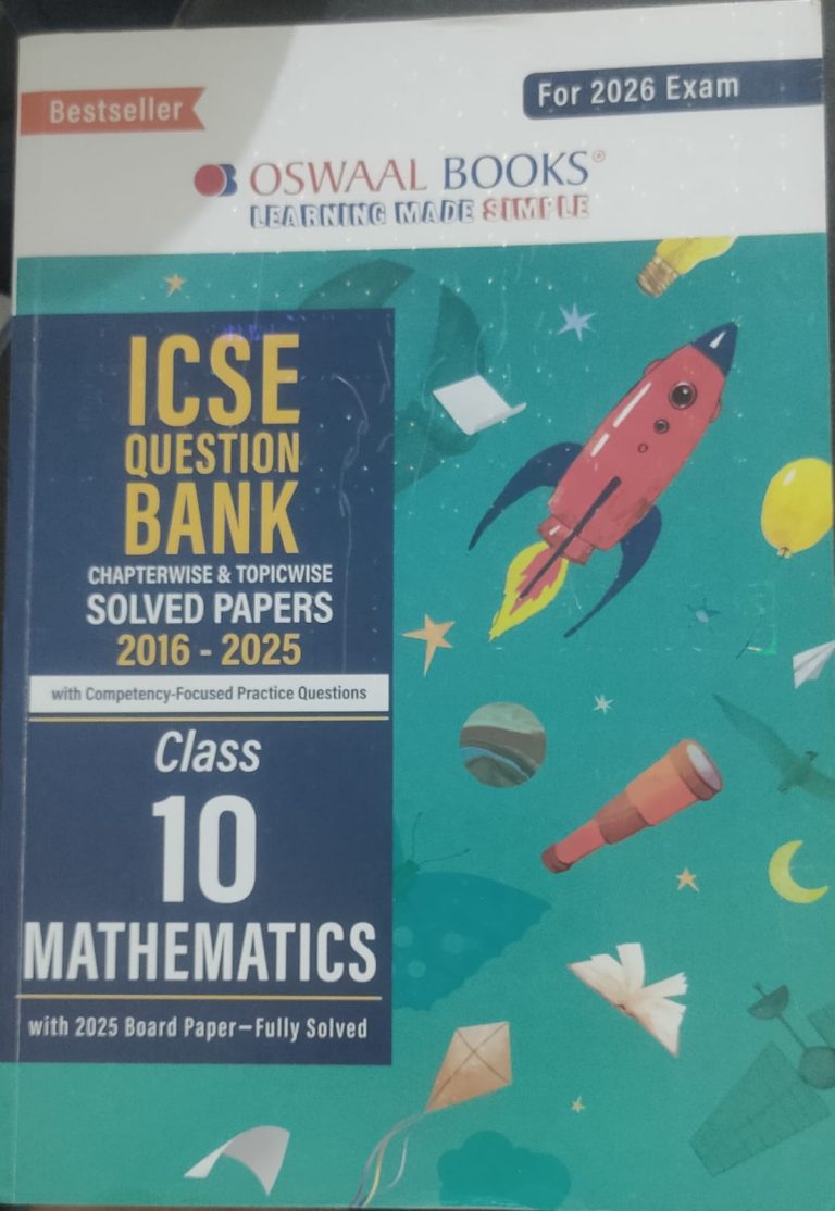 ICSE Question Bank CLASS 10th Mathematics.