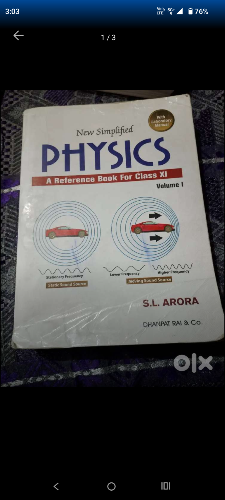 Sl arora class 11th physics