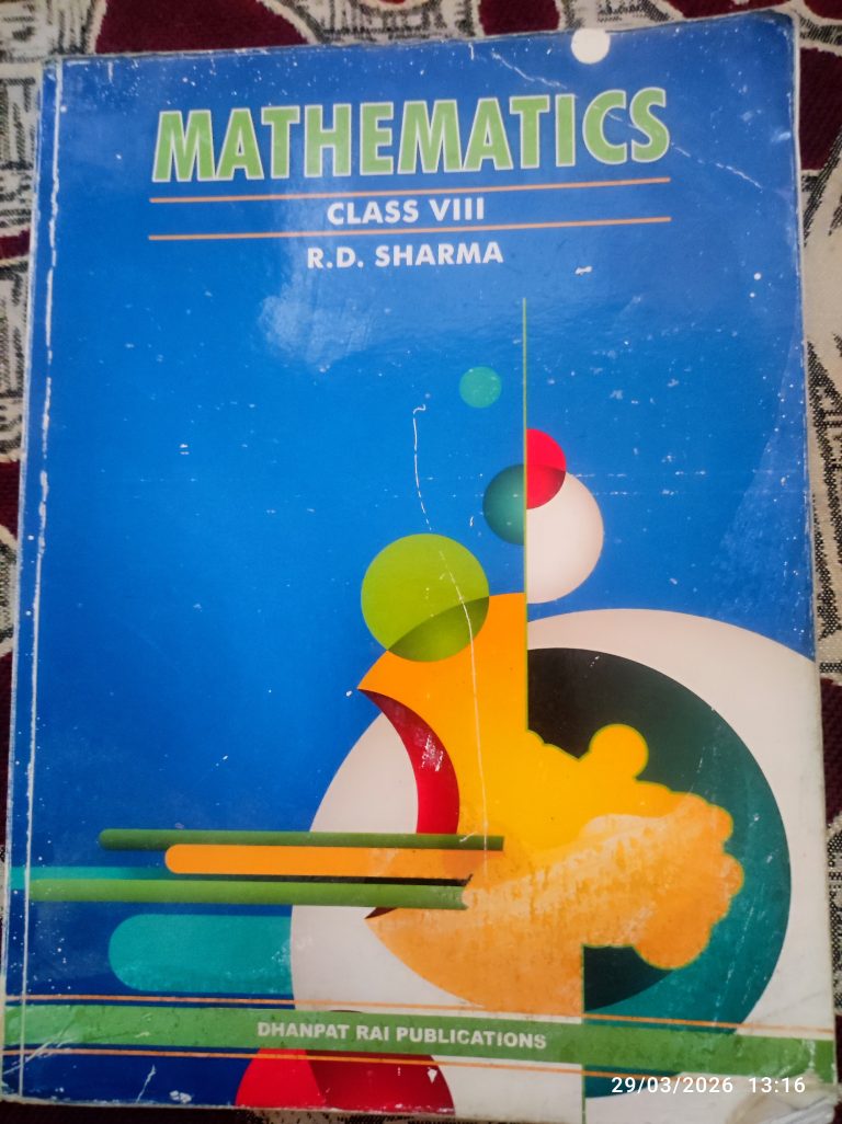 Mathematics Rd sharma (VIII)