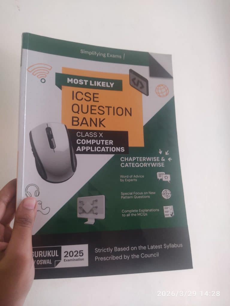 Oswal Computer Question Bank Class 10th 2025