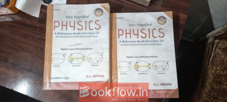SL ARORA physics class 11