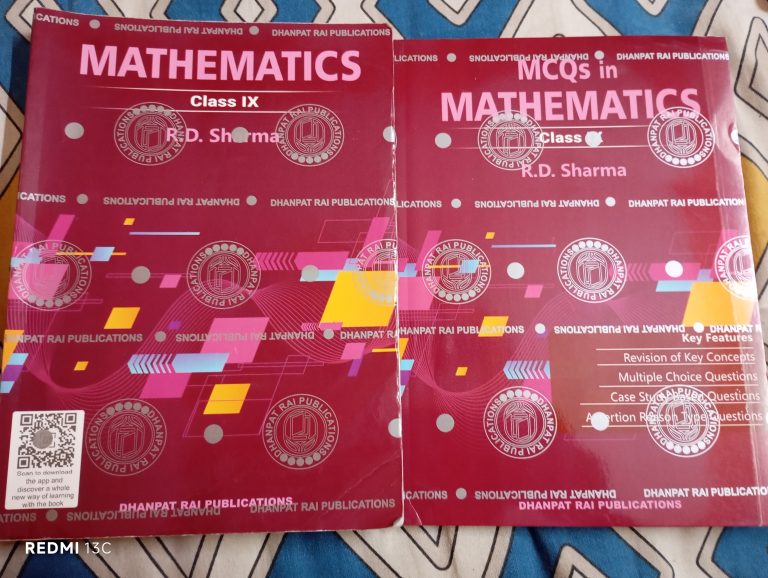 MATHEMATICS Class 9 R.D Sharma Book