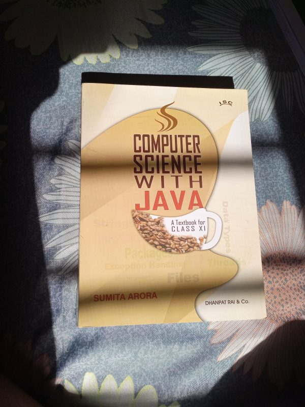 Class 11 ISC Computer Science java Sumita Arora