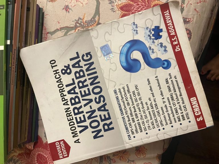 Verbal & Non-Verbal Reasoning – R.S Aggarwal