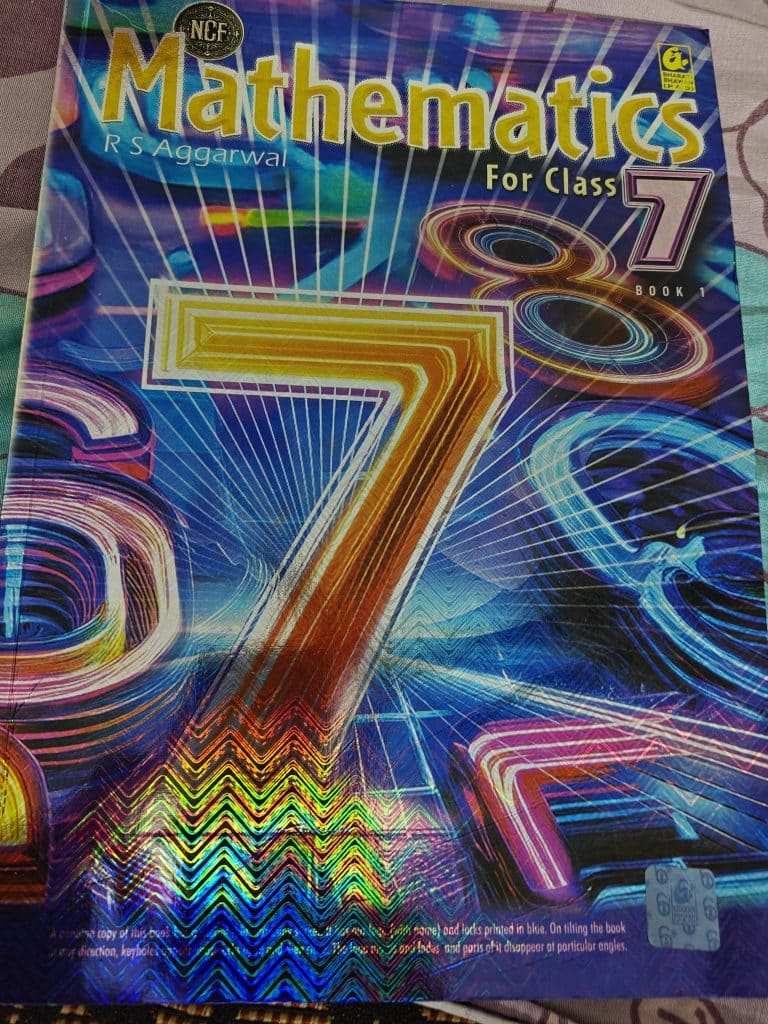 Aggarwal Maths book Class-7