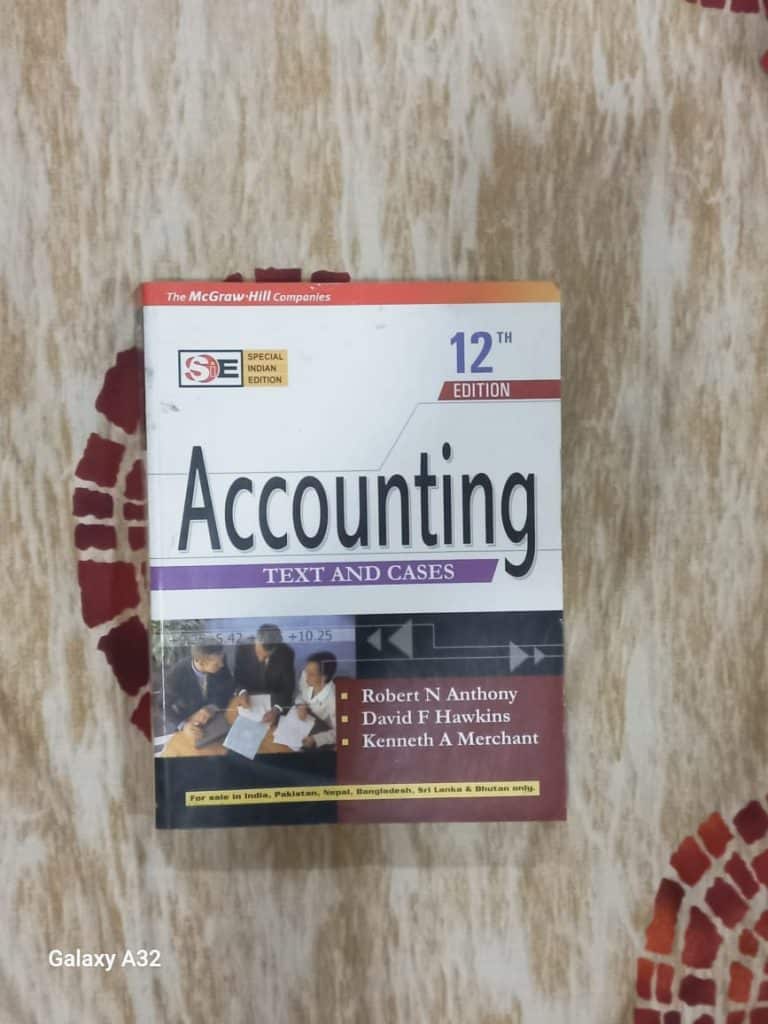Accounting (Text and cases)
