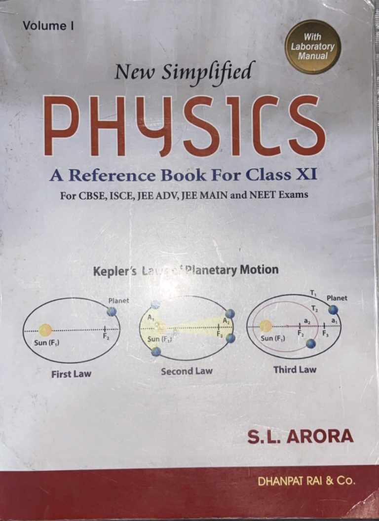 Class 11 Physics SL Arora (New Simplified Physics)