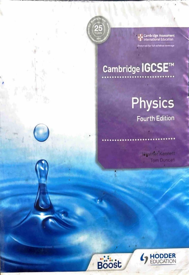 Cambridge IGCSE Physics Fourth Edition by Hodder