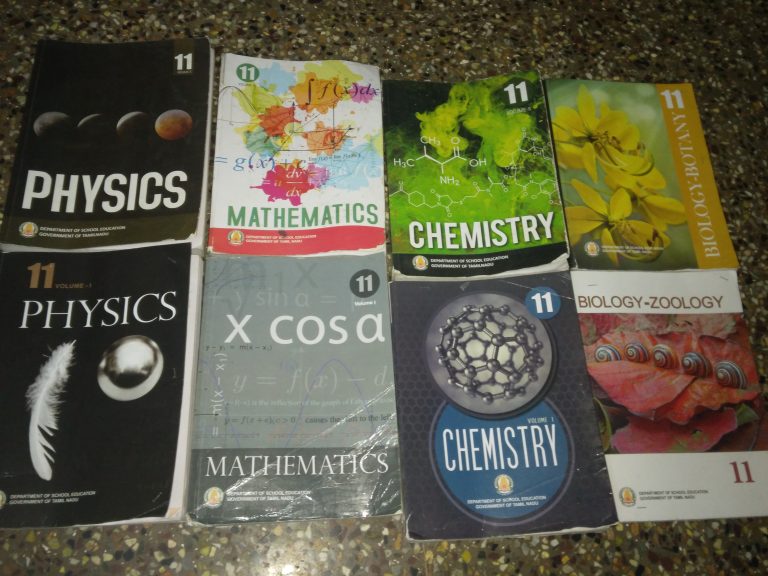 11th std new government books