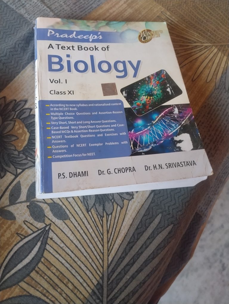 Pradeep’s A textbook of biology volume I and II