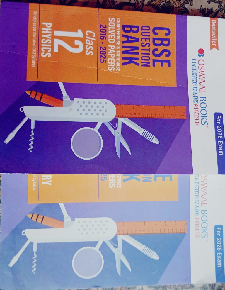 Oswal Books of Science (Phy, Chem) and Maths