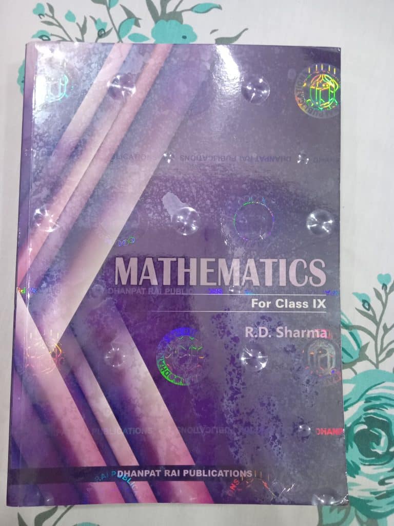 Mathematics for class 9 by RD SHARMA