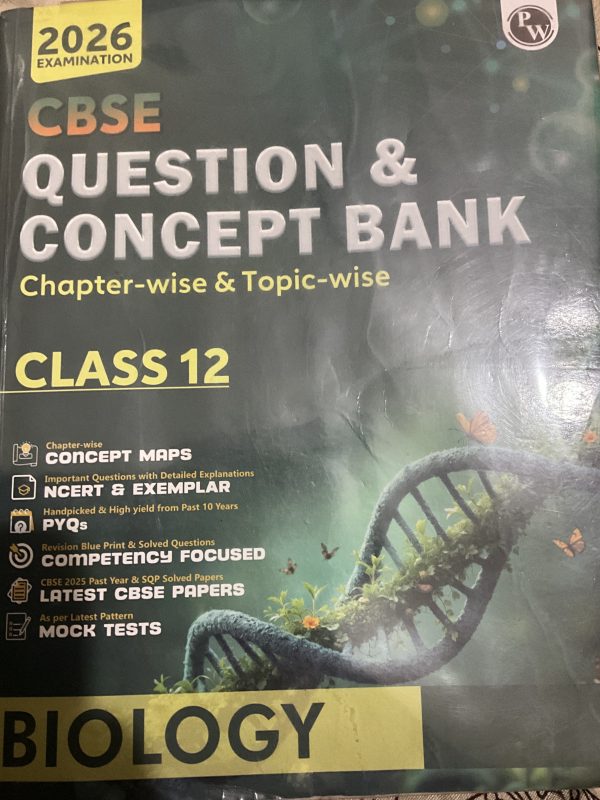 PW CBSE Question & Concept Bank Class 12