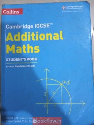 Cambridge IGCSE Additional Maths