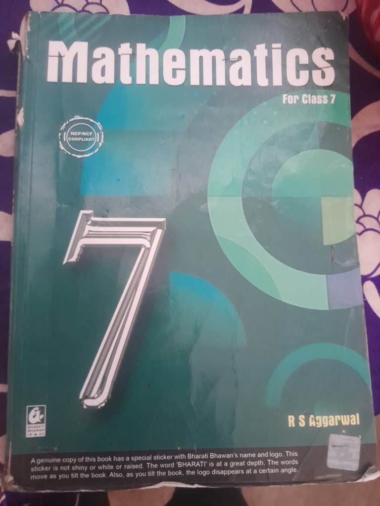 Mathematics class 7