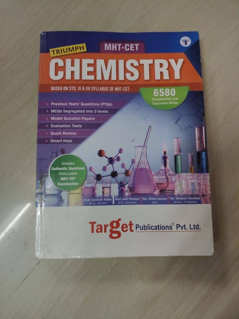 Chemistry MHT cet