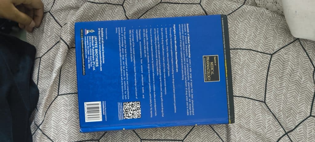 Essentials of pharmacology by KD Tripathi photo 2