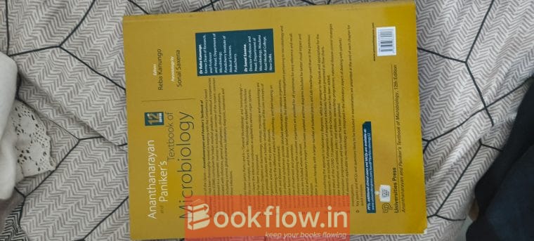 Ananthnarayan and paniker’s book of microbiology