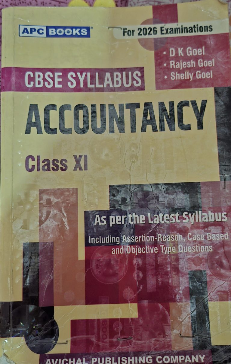 Accountancy for 11th
