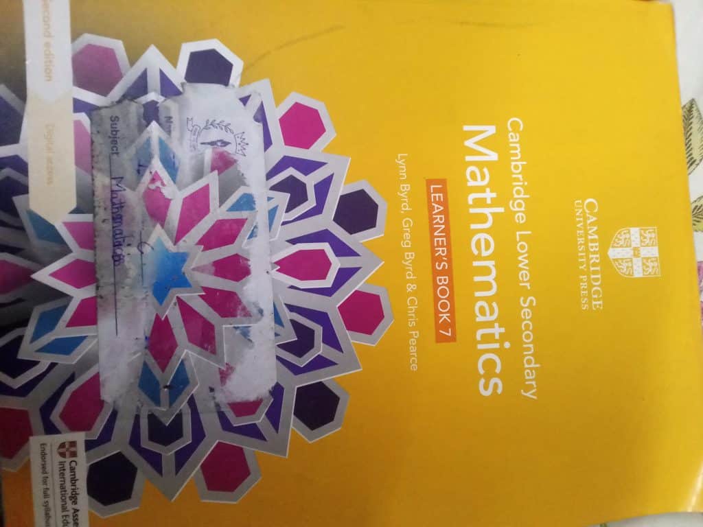 Cambridge Lower Secondary Maths Learner’s Book 7