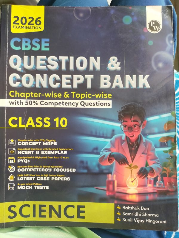CBSE question & concept bank class 10 science (PW)