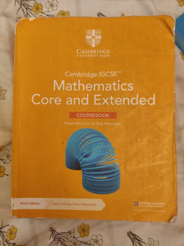 Cambridge IGCSE™ Mathematics Core and Extended