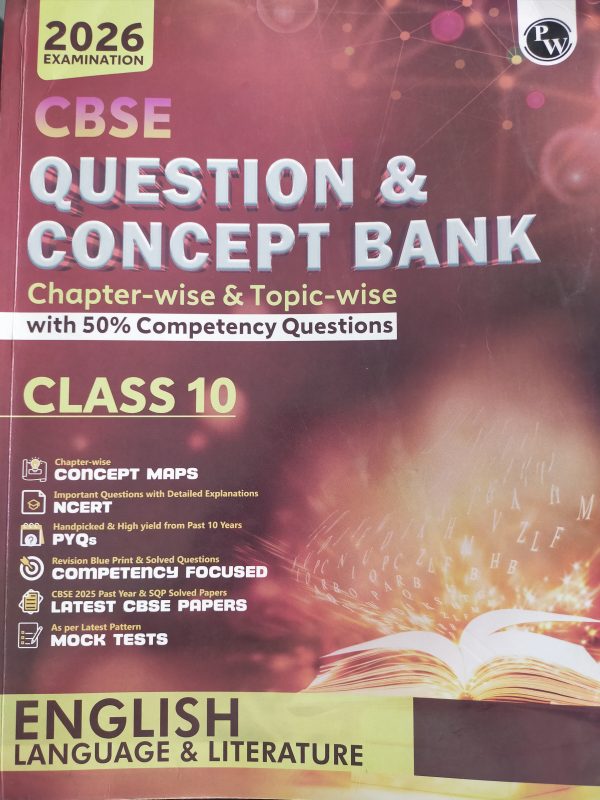 CBSE question & concept bank class 10 english (PW)