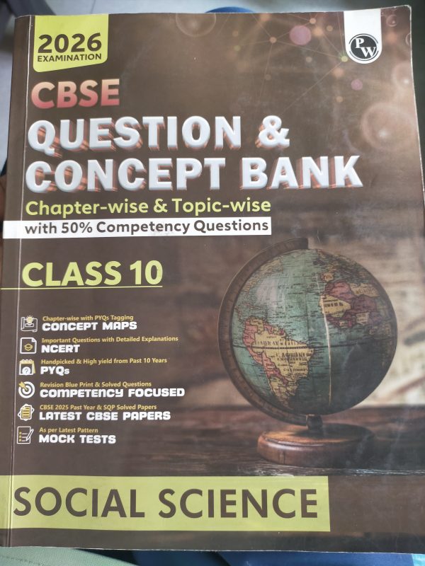 CBSE question & concept bank class 10 SST (PW)