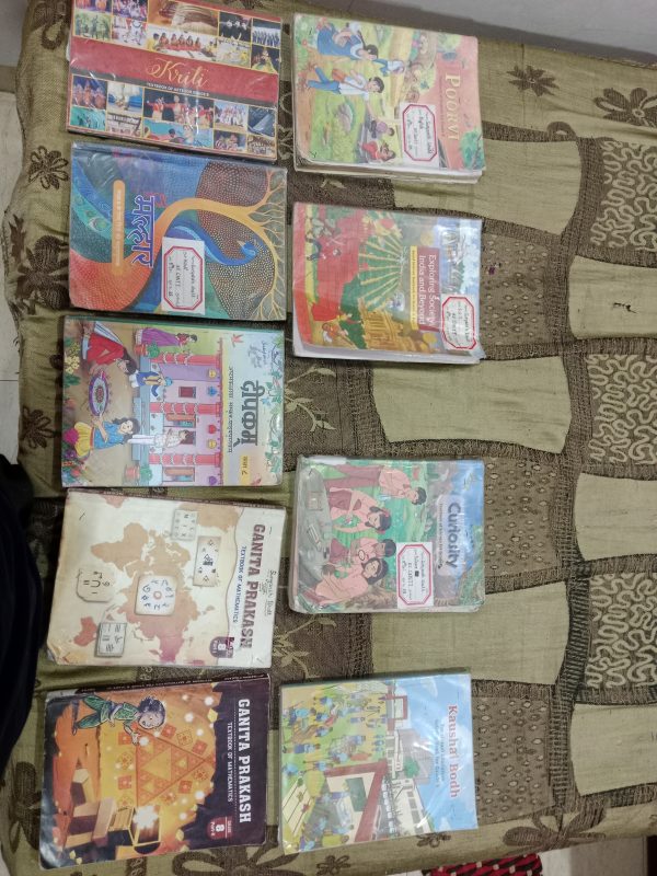 Complete Set of 9 CBSE Class 8 Books – Excellent C