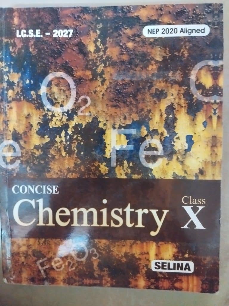 Selina Concise Chemistry Class 10 For ICSE 2027