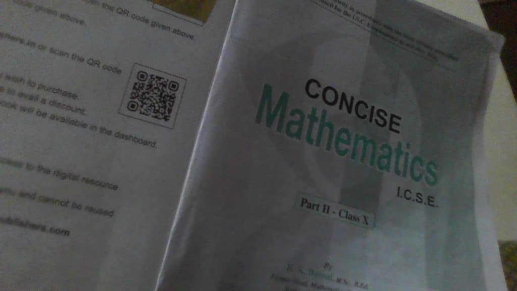 concise mathematics icse class 10