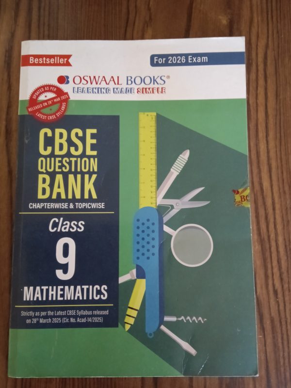 Oswaal books class 9 mathematics( cbsequestionbank