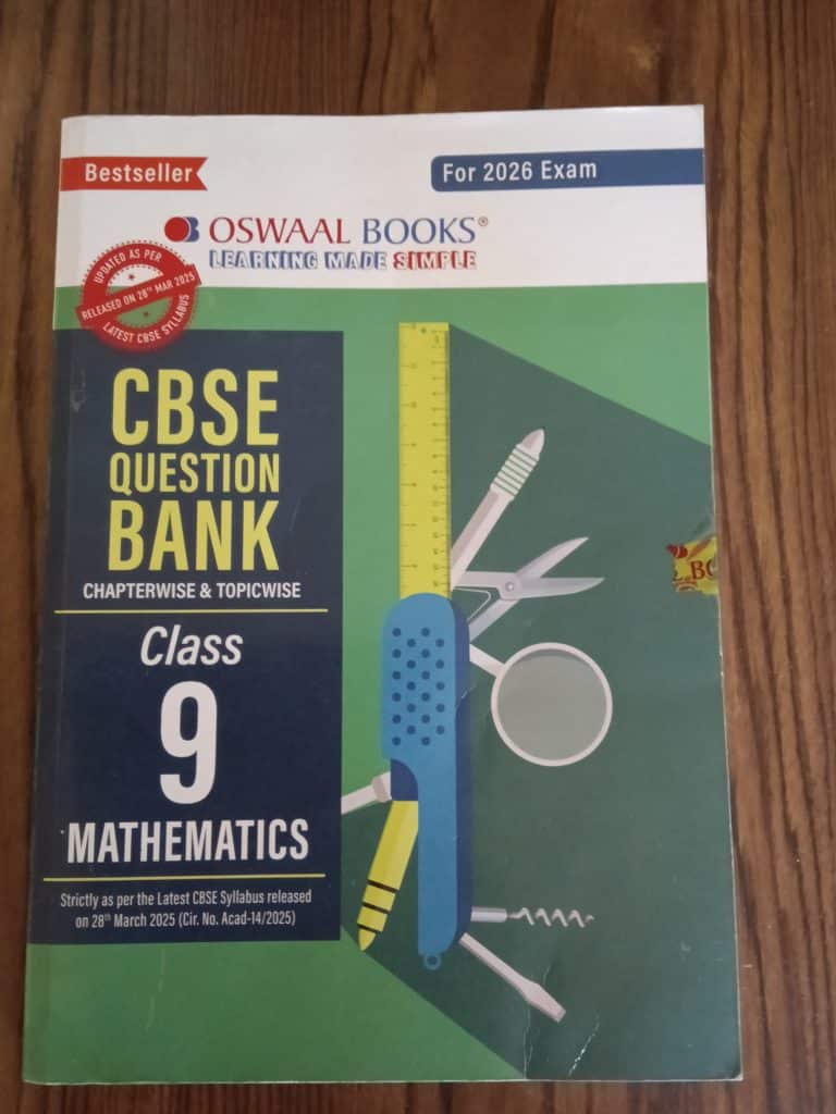 Oswaal books class 9 mathematics( cbsequestionbank