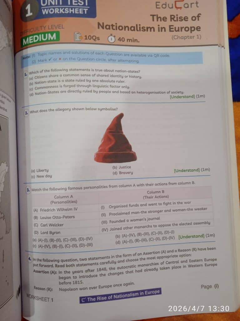 Educart class 10 S.S.T question bank by Digraj sin photo 3