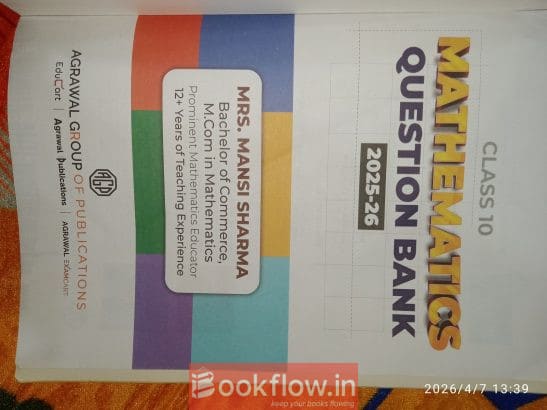 Educart class 10 Math quistion bank by Mansi sharm
