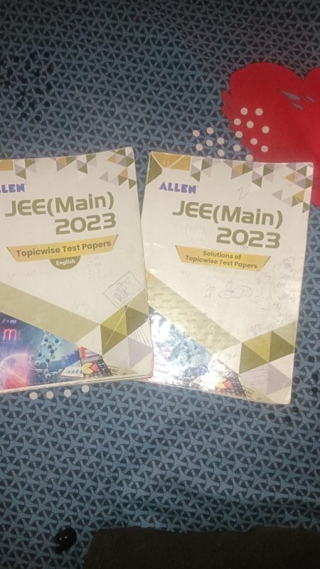 Allen JEE main 2023 topic wise pyq + Solution Book